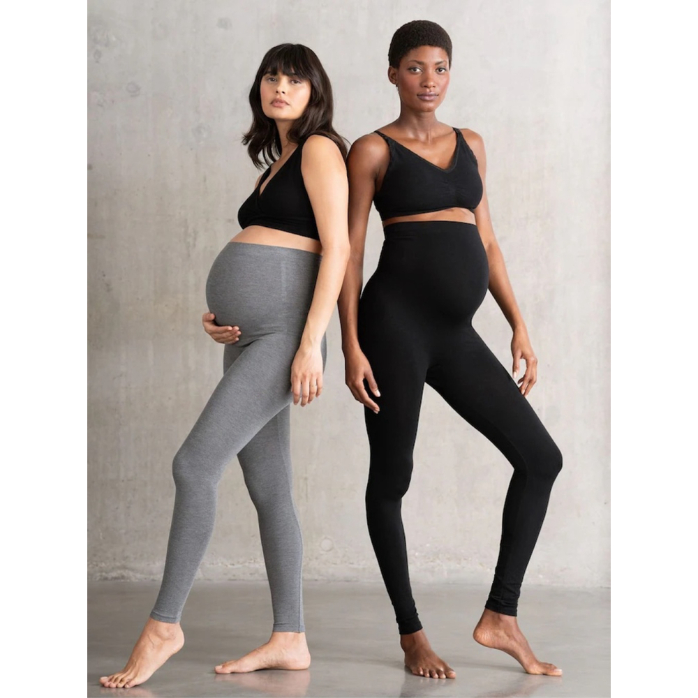 Seraphine Maternity Leggings Lot of 2 Size S Black Grey Stretch